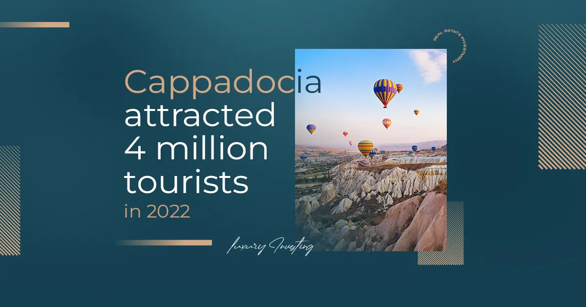 Каппадокия привлекла 4 миллиона туристов в 2022 году