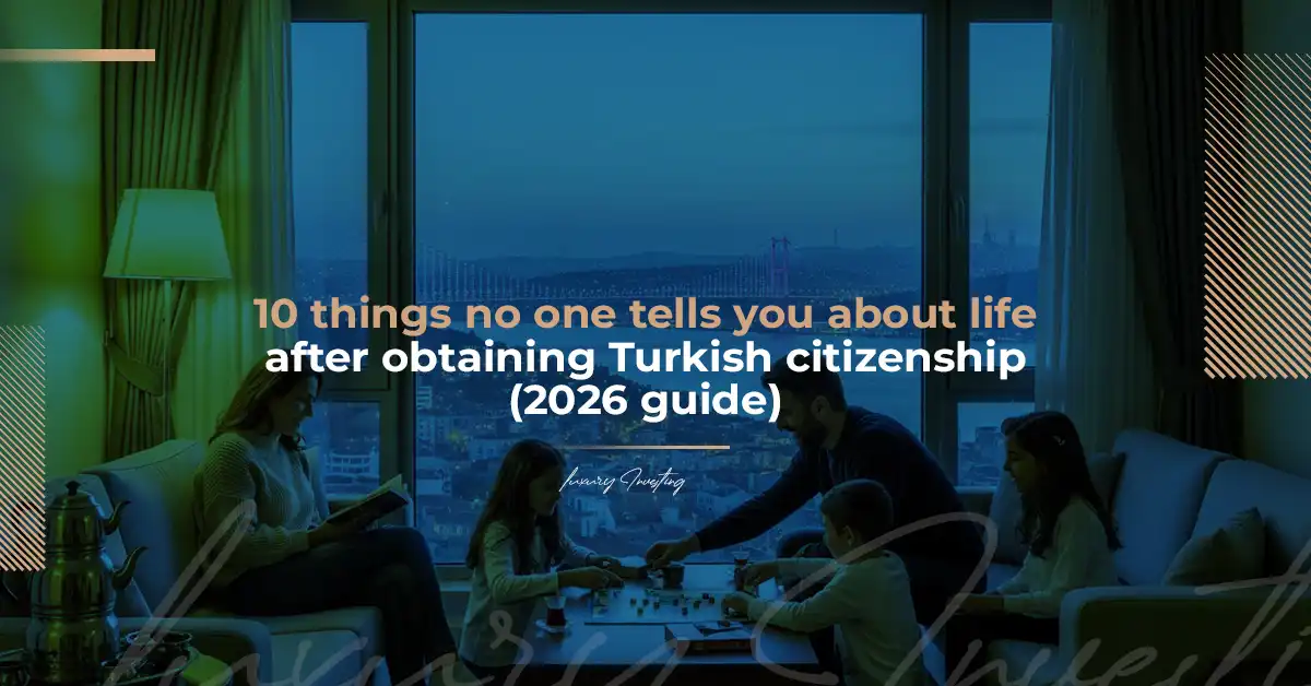 10 Things No One Tells You About Life After Obtaining Turkish Citizenship (2026 Guide)