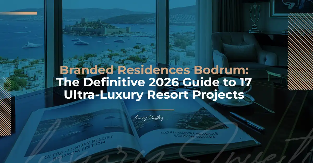 المساكن ذات العلامات التجارية في بودروم دليل الاستثمار الفاخر 2026