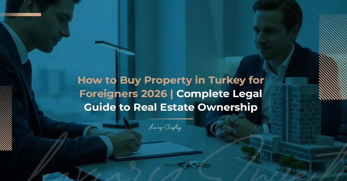 مراحل خرید ملک در ترکیه برای خارجی‌ها در سال 2026 | راهنمای کامل حقوقی برای مالکیت و سرمایه‌گذاری
