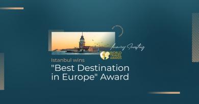 اسطنبول تحصل على جائزة أفضل وجهة في أوروبا