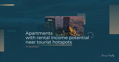 Apartments with rental income potential near tourist hotspots in Istanbul