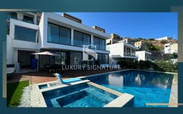 Detached villas in Bodrum with sea views