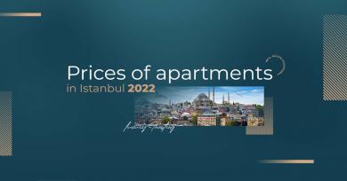 Prices of apartments in Istanbul 2022