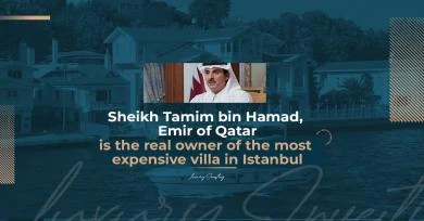 Sheikh Tamim bin Hamad, Emir of Qatar, is the real owner of the most expensive villa in Istanbul!