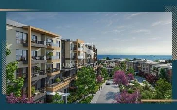 LS238: Prestigious apartments with sea and marina view in Istanbul Pendik 