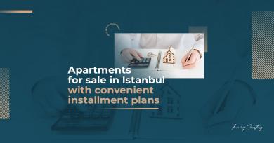 Apartments for sale in Istanbul with convenient installment plans