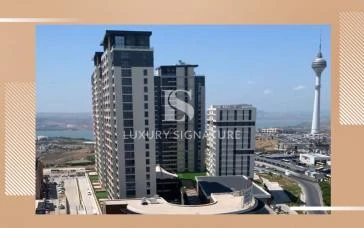 Apartment for sale with lake view in Istanbul
