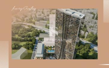 Apartment for sale in Bomonti neighborhood of Sisli within a luxury project