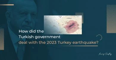 How did the Turkish government deal with the 2023 Turkey earthquake?