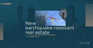 املاک جدید مقاوم در برابر زلزله در استانبول