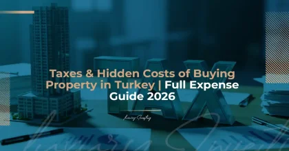 مالیات‌ها و هزینه‌های پنهان هنگام خرید ملک در ترکیه | راهنمای کامل هزینه‌ها 2026