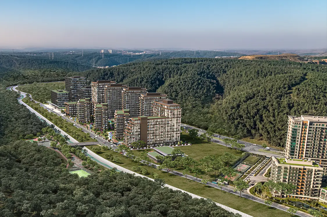 luxury apartments maslak koru istanbul
