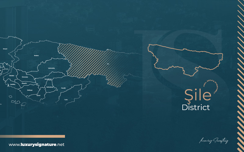 Location of Sile district in Istanbul