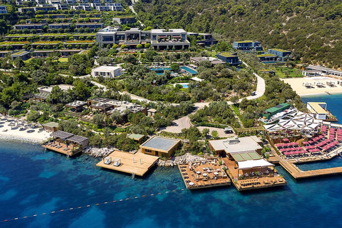 Private villa at The Residences at Mandarin Oriental, Bodrum overlooking Paradise Bay