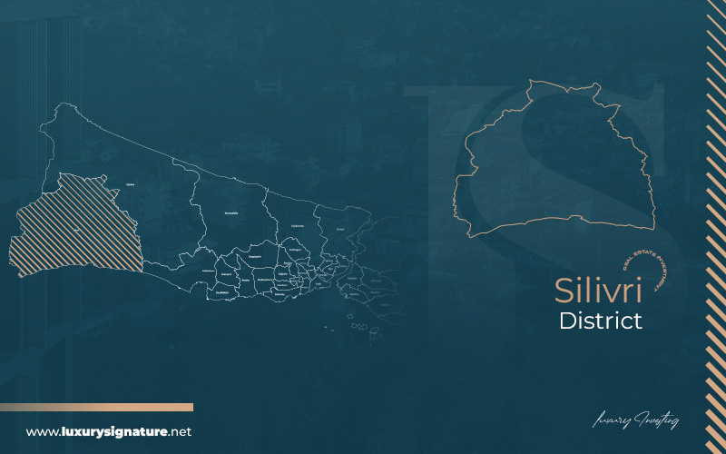 Location of Silivri district in Istanbul