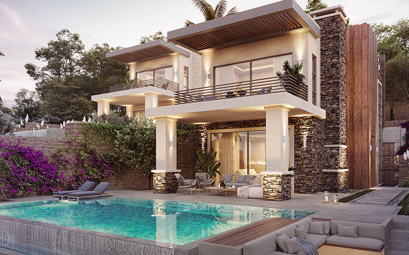 luxury villa in Bodrum проекте