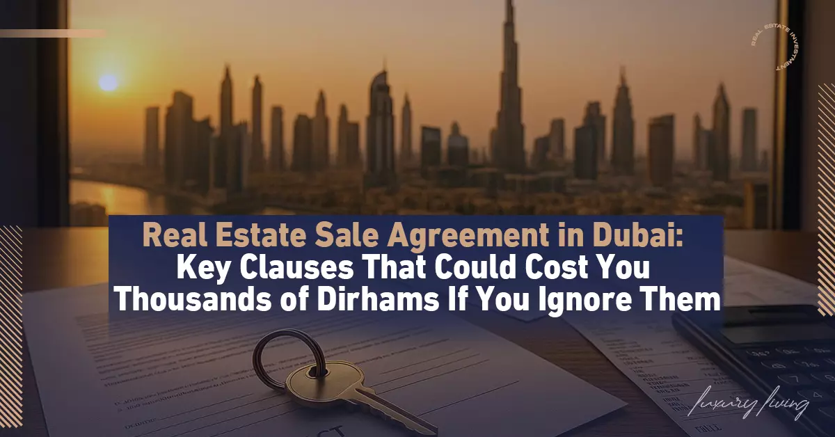 Real Estate Sale Contract in Dubai: Key Clauses That Could Cost You Thousands of Dirhams If Ignored