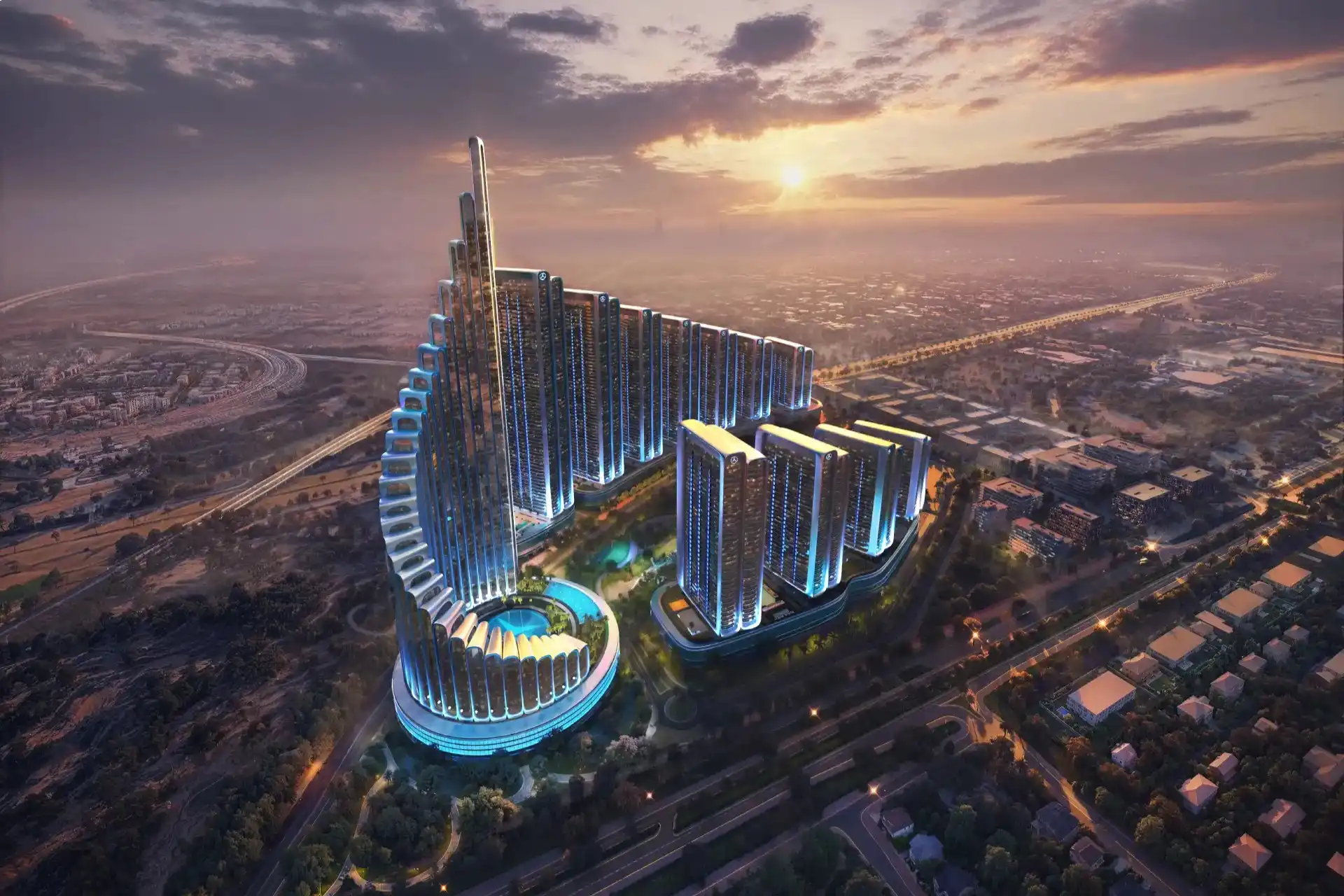 Mercedes-Benz Places | Binghatti City؟